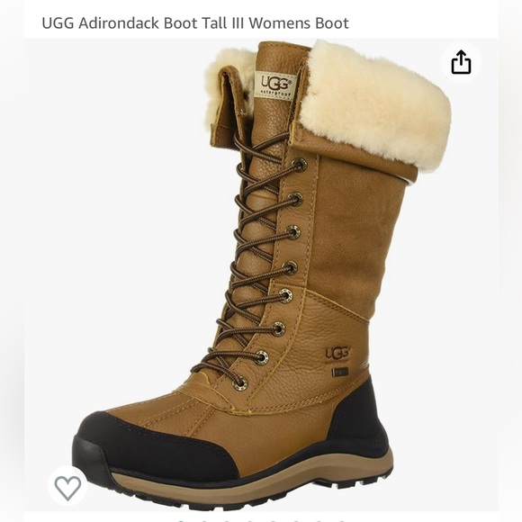 Ugg Adirondack Boots sz 9 - Picture 1 of 6